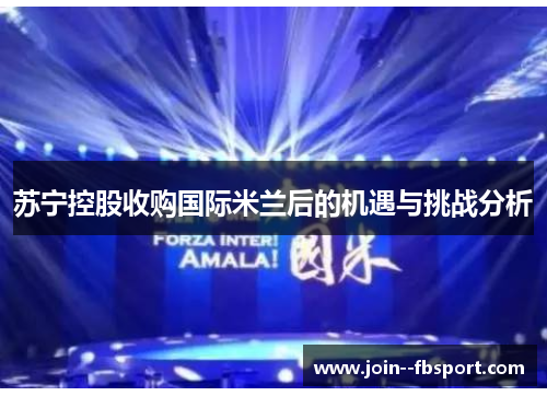 苏宁控股收购国际米兰后的机遇与挑战分析 苏宁控股收购国际米兰后的机遇与挑战分析
