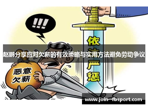 赵鹏分享应对欠薪的有效策略与实用方法避免劳动争议